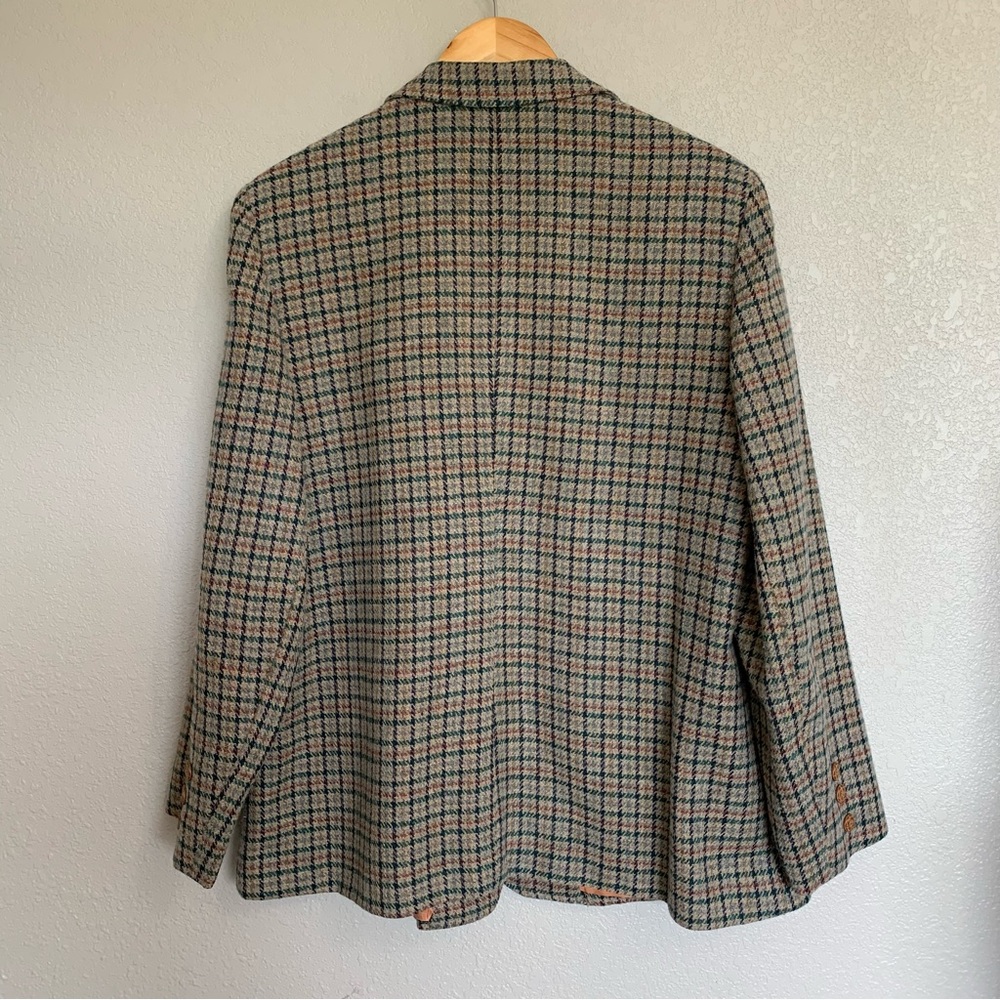 Barry Ashley Vintage Plaid Blazer Int Ladies & Garment Union Made - Picture 6 of 16
